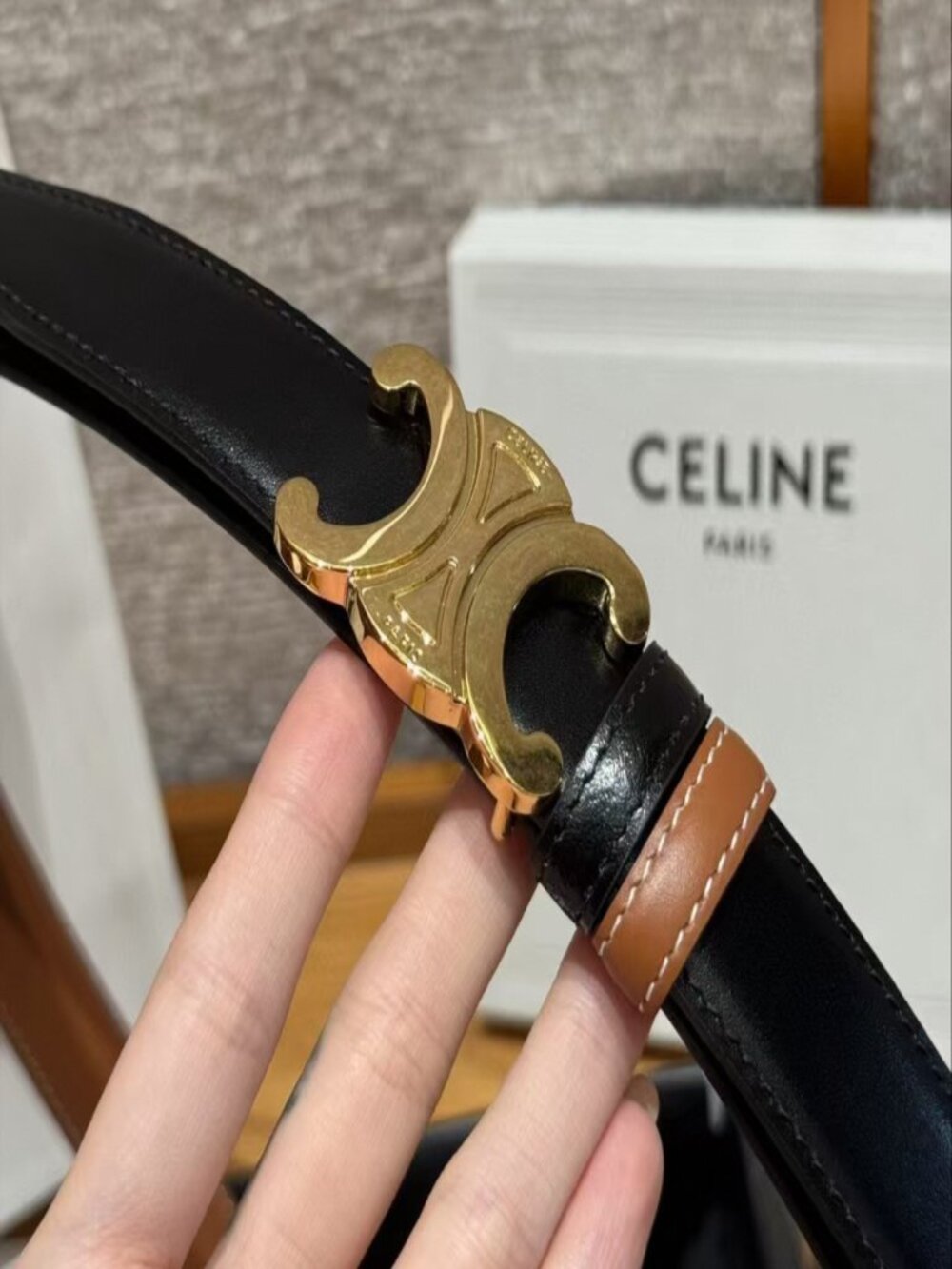 CELINE Double-sided belt - Picture 5 of 7